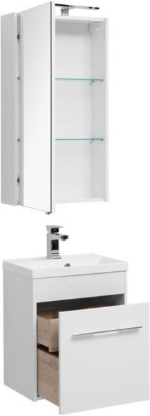 Мебель для ванной Aquanet Августа 50 белый. Фото 1