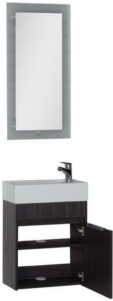 Мебель для ванной Aquanet Лидс 50 эвкалипт мистери. Фото 1