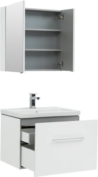 Мебель для ванной Aquanet Порто 70 белый. Фото 1