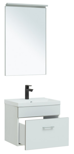 Мебель для ванной Aquanet Верона 50 белый матовый (раковина Нота 50 NEW). Фото 1