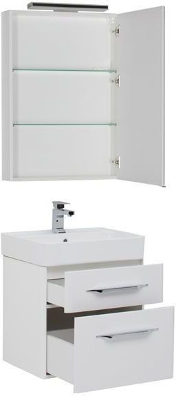 Мебель для ванной Aquanet Виченца 60 белый. Фото 1