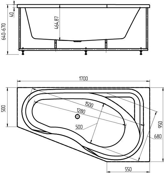 Медея правая пустая с фр.экр. (вклеенный каркас). Фото 3