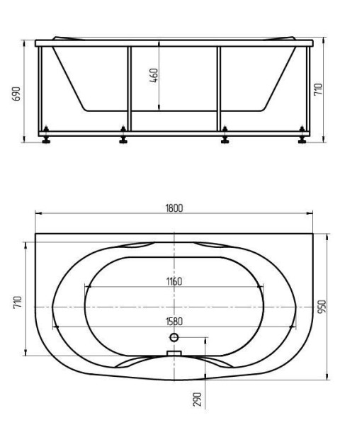 Мелисса пустая с фр.экр. (вклеенный каркас). Фото 5