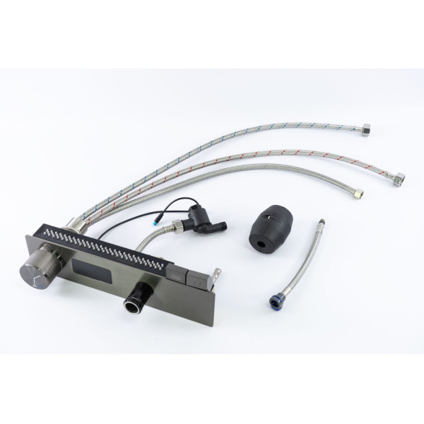 Многофункциональная кухонная мойка Fmark FSC003Q, графит. Фото 4