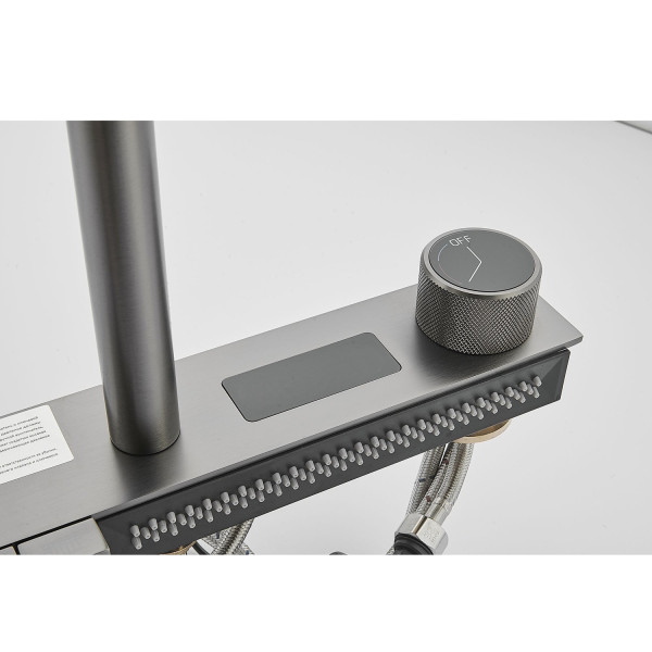 Многофункциональная кухонная мойка Savol S-SC002Q, графит. Фото 5