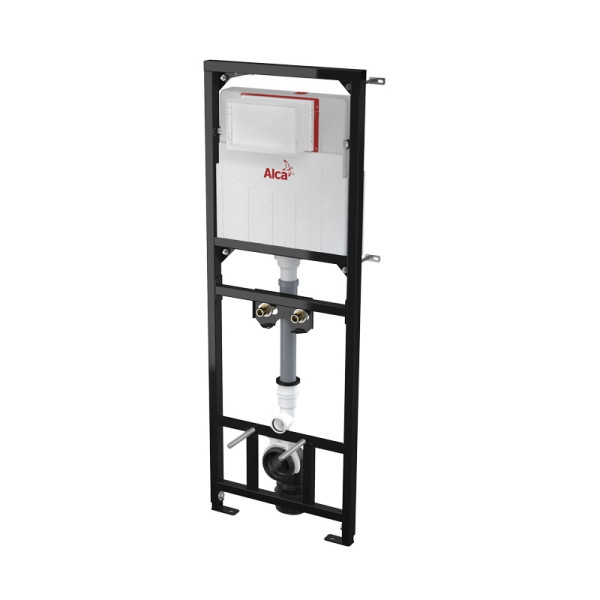 Монтажная рама Alcadrain с бачком для видуара и смесителя, со стоковым коленом. Фото 1