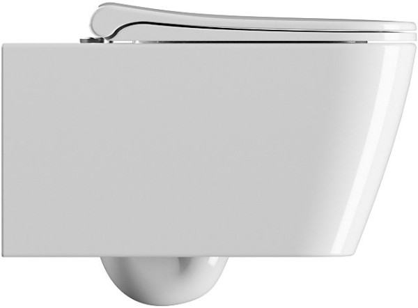 MS96C11 NUBES Крышка-сидение с микролифтом, цвет белый. Фото 2