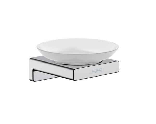 Мыльница Hansgrohe AddStoris Подвесной монтаж, Хром (41746000). Фото 1