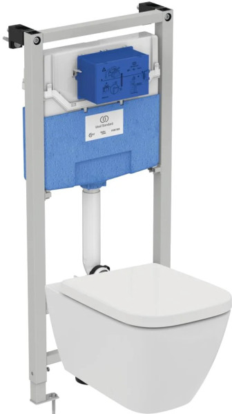 НАБОР 3 В 1 Ideal Standard i.Life B - Комплект Унитаз + Сиденье + Инсталляция T461401+T468301+R020467 (I001401). Фото 1