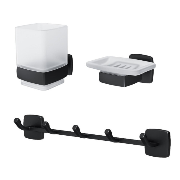 Набор аксессуаров для зоны красоты, черный. Фото 5