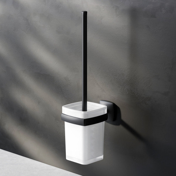 Набор аксессуаров для зоны туалета, черный. Фото 4