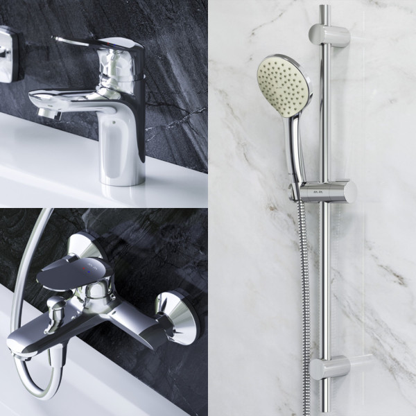 Набор для ванной комнаты 3в1. Фото 1