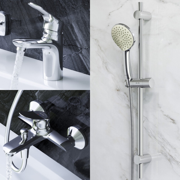 Набор для ванной комнаты 3в1. Фото 2