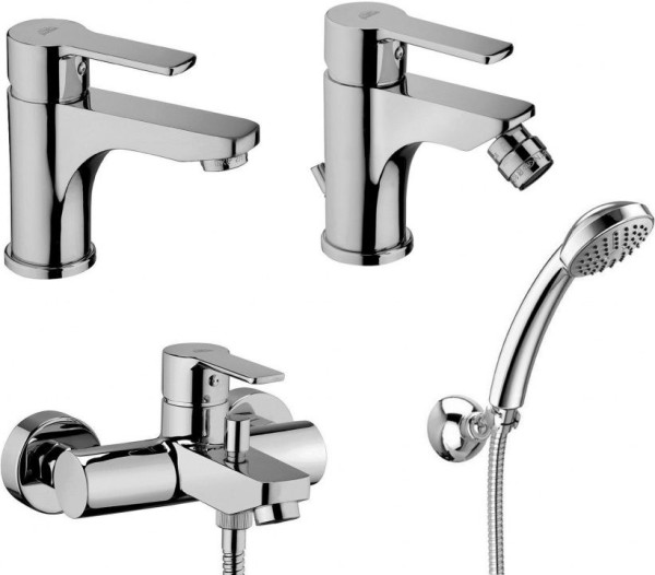 Набор смесителей Paffoni Red 4 в 1 (сет 4). Фото 1