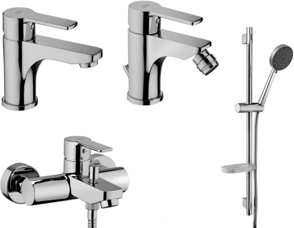 Набор смесителей Paffoni Red 4 в 1 (сет 7). Фото 1