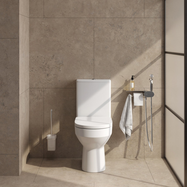 Набор унитаз-компакт с гигиеническим душем. Фото 1