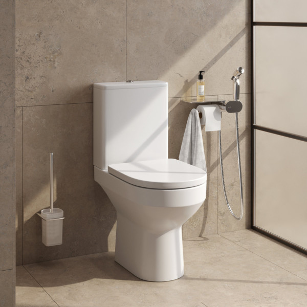 Набор унитаз-компакт с гигиеническим душем. Фото 2