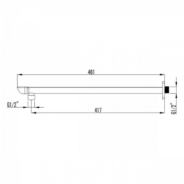 Наполнитель для ванны Lemark LM4987CW встраиваемый, 417 мм, для LM4922CW, хром/белый. Фото 2