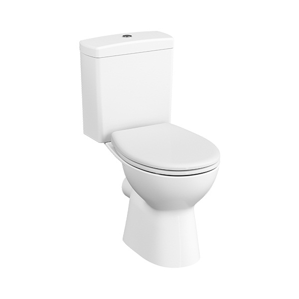 Напольный безободковый унитаз S10 SmoothFlush c термопластовым сиденьем микролифт. Фото 1