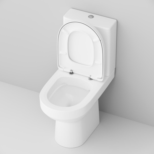 Напольный унитаз-компакт безободковый FlashClean, без сиденья. Фото 5