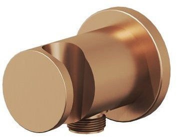 Настенный отвод для душа с держателем 706.60RGB РОЗОВОЕ ЗОЛОТО. Фото 1