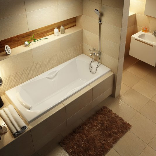 Настеный термостатический смеситель для ванны без гарнитуры TE 082.00/150. Фото 4