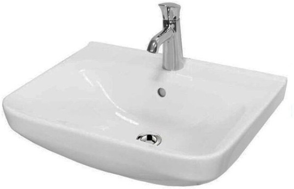 NEXT 60 Умывальник пьедестальный ВКС Белый S1 (WB.PD/Next/60-C/WHT.G/S1). Фото 1