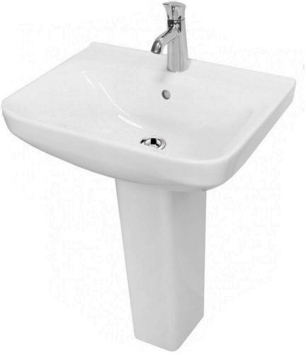 NEXT 60 Умывальник пьедестальный ВКС Белый S1 (WB.PD/Next/60-C/WHT.G/S1). Фото 2