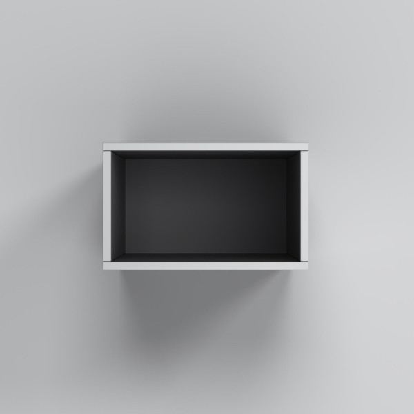 Ниша для хранения 40 см, белый матовый. Фото 1