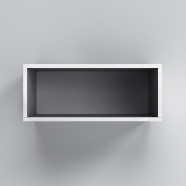 Ниша для хранения 60 см, белый глянец. Фото 1