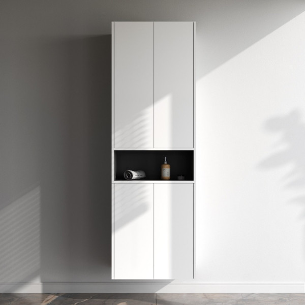 Ниша для хранения 60 см, белый матовый. Фото 3