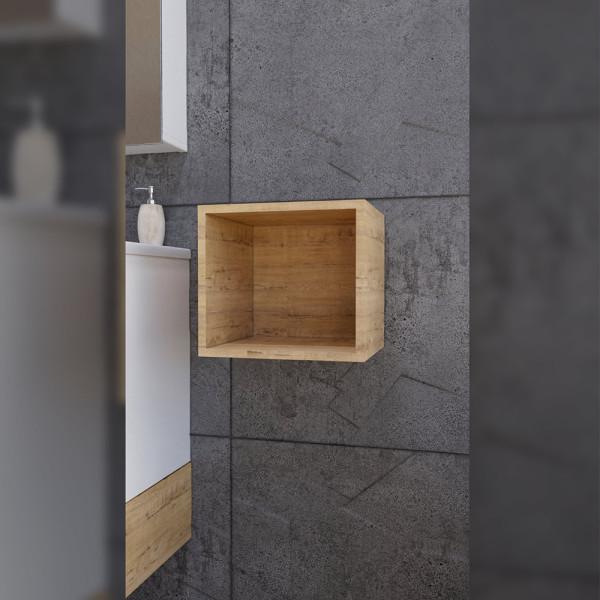 Ниша для пенала Бриклаер КРИСТАЛЛ 35 см, дуб бунратти. Фото 1