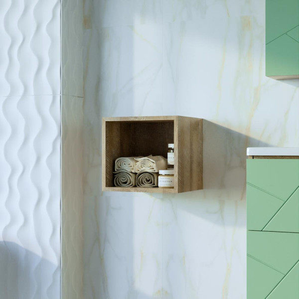 Ниша для пенала Бриклаер КРИСТАЛЛ 35 см, дуб гранж песочный. Фото 1