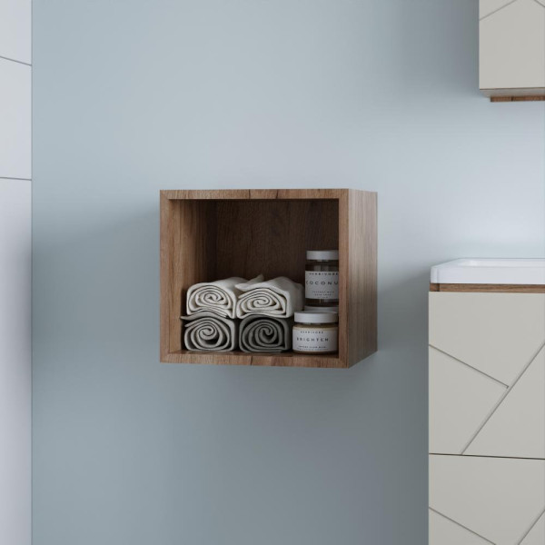 Ниша для пенала Бриклаер КРИСТАЛЛ 35 см, дуб крафт табачный. Фото 1