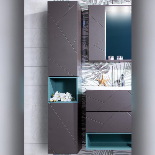 Ниша для пенала Бриклаер КРИСТАЛЛ 35 см, муссон. Фото 3