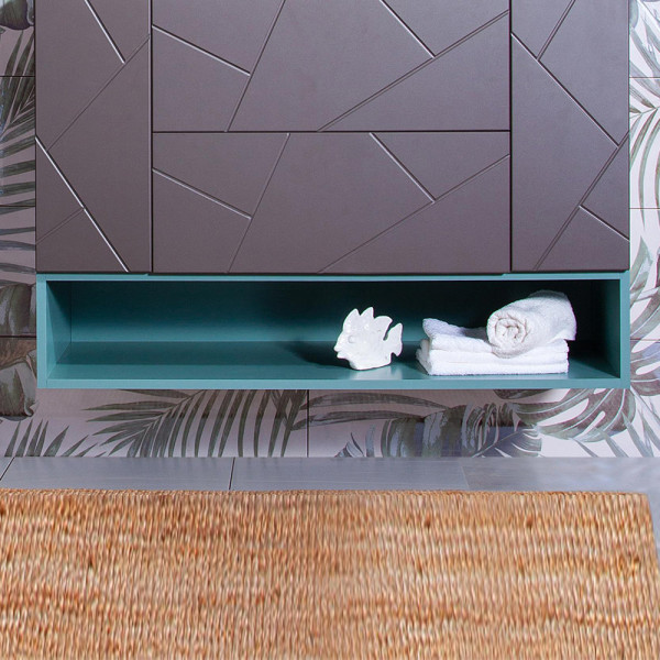 Ниша для тумбы Бриклаер КРИСТАЛЛ 100 см, муссон. Фото 1