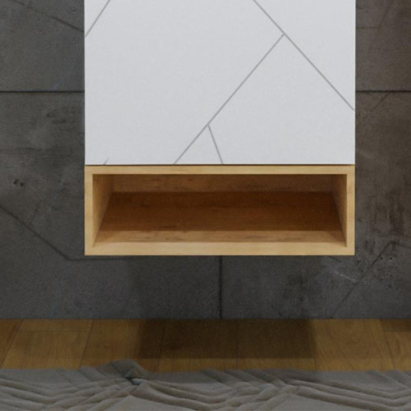 Ниша для тумбы Бриклаер КРИСТАЛЛ 50 см, дуб бунратти. Фото 1