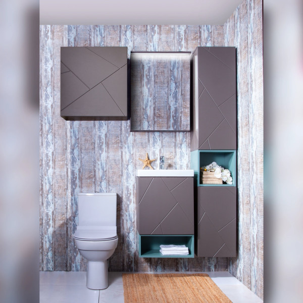 Ниша для тумбы Бриклаер КРИСТАЛЛ 50 см, муссон. Фото 4