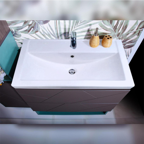 Ниша для тумбы Бриклаер КРИСТАЛЛ 70 см, муссон. Фото 4