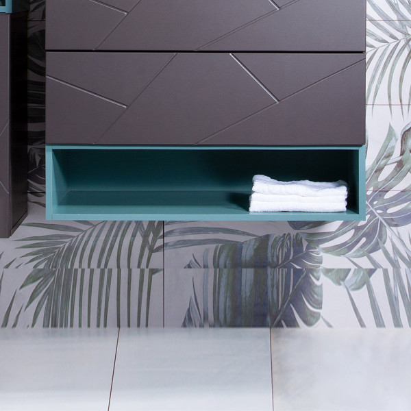 Ниша для тумбы Бриклаер КРИСТАЛЛ 80 см, муссон. Фото 1