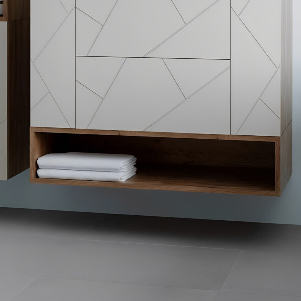 Ниша для тумбы Бриклаер КРИСТАЛЛ 90 см, дуб крафт табачный. Фото 1