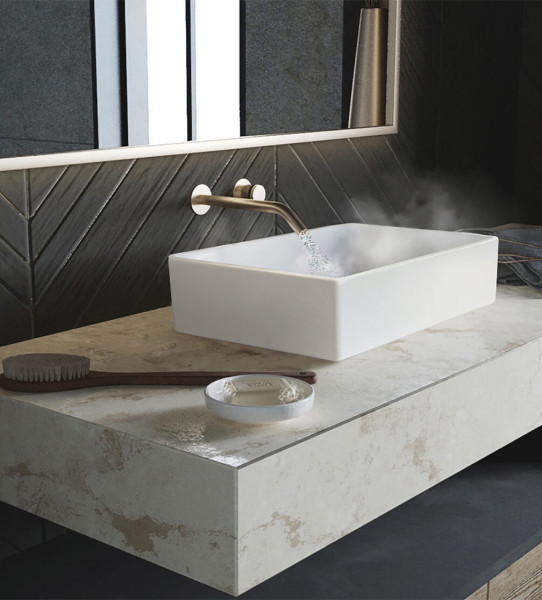 NOVEL SLIM 40 Умывальник накладной Белый S1 (WB.CT/Novel/40-N.Slim/WHT.G/S1). Фото 6