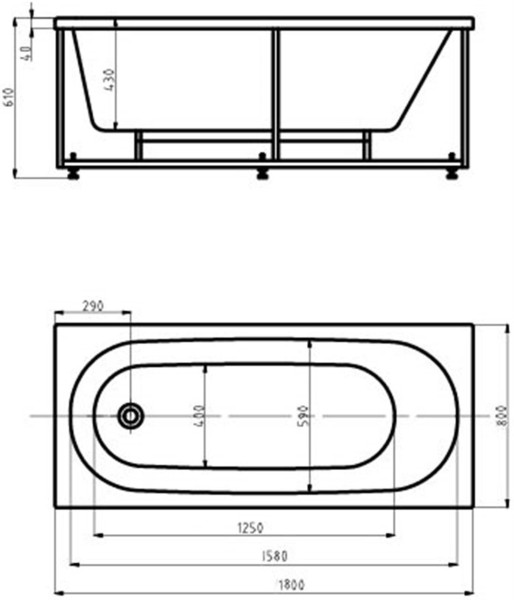 Оберон 180 пустая без фр.экр.. Фото 2