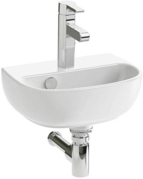 ODEON UP E4761-00 Компактный рукомойник Odeon Up 36 х 26 см, одно отверстие под смеситель. Фото 1