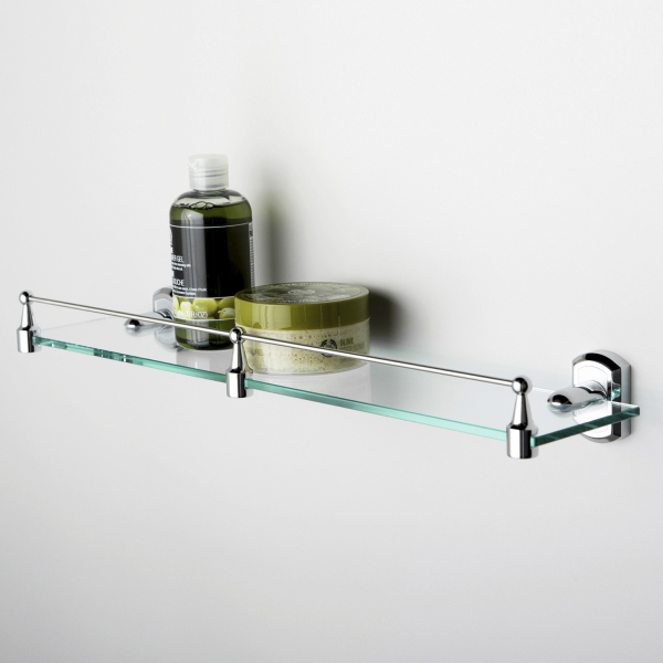 Oder K-3044 Полка стеклянная с бортиком. Фото 3