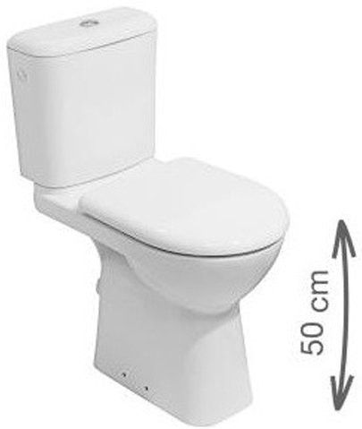 OLYMP 2361.6.000.000.1 высокая чаша унитаза горизонтальный выпуск (ПРОДАЖА ТОЛЬКО С БАЧКОМ). Фото 1