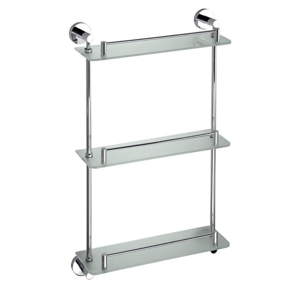 OMEGA: стеклянная полка тройная 400 мм. Фото 1