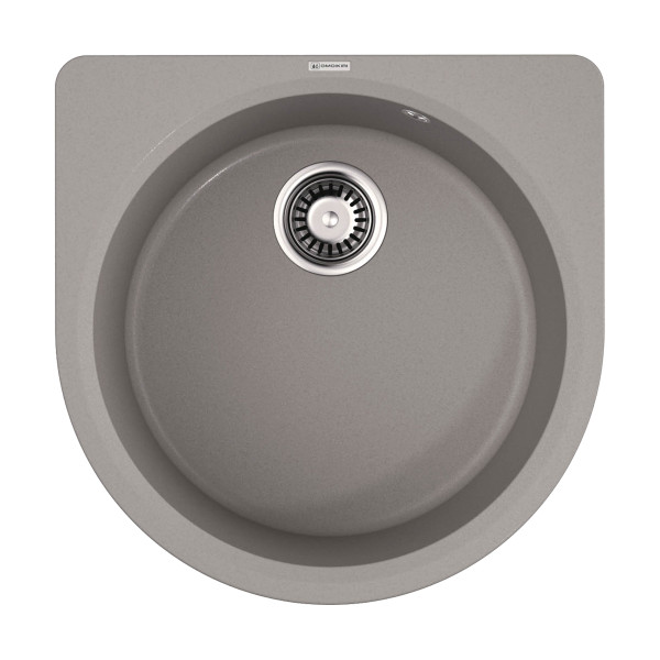 Omoikiri Akegata 51-GR Artgranit/leningrad grey. Фото 1