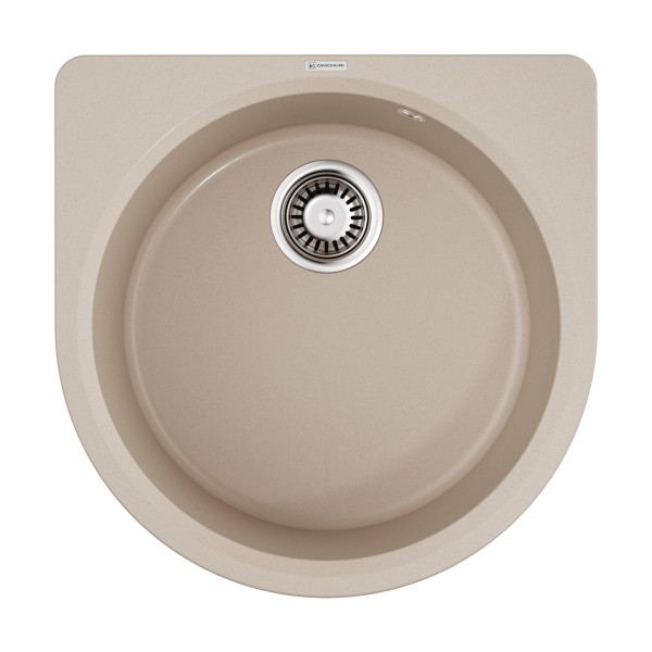 Omoikiri Akegata 51-SA Artgranit/бежевый. Фото 1