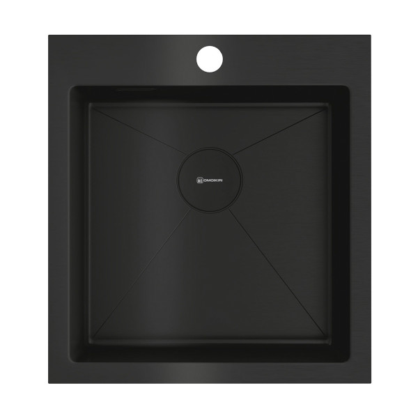 Omoikiri Akisame 46-GB нерж. сталь/графит. Фото 1